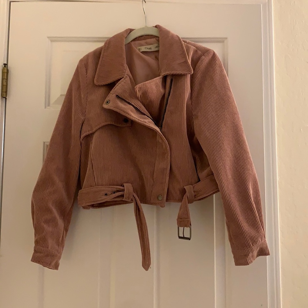 Pink Corduroy Jacket